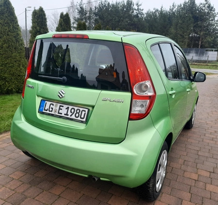 Suzuki Splash cena 13900 przebieg: 183000, rok produkcji 2010 z Drzewica małe 277